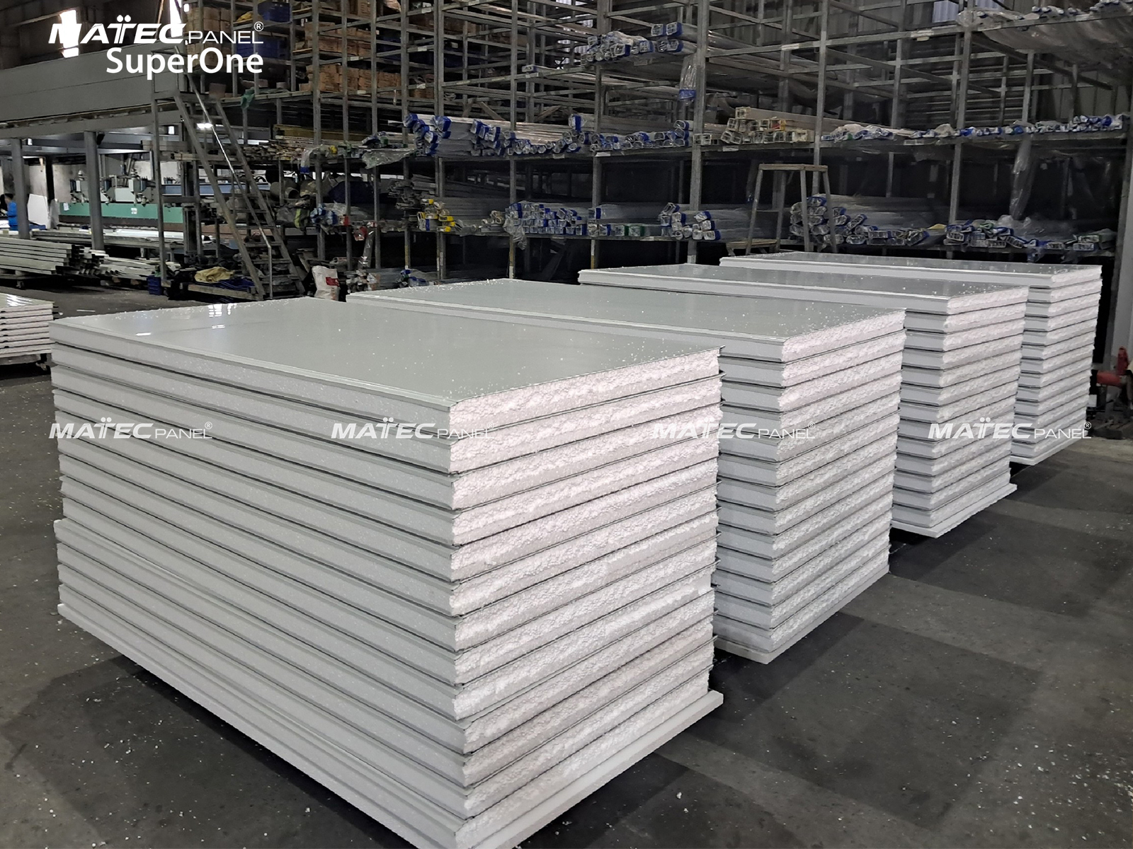 Tấm Panel Vách Ngăn T75 Tôn 0.25mm